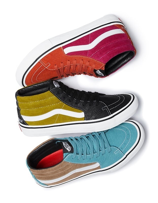 Supreme®/Vans® Crocodile Corduroy Sk8-Mid